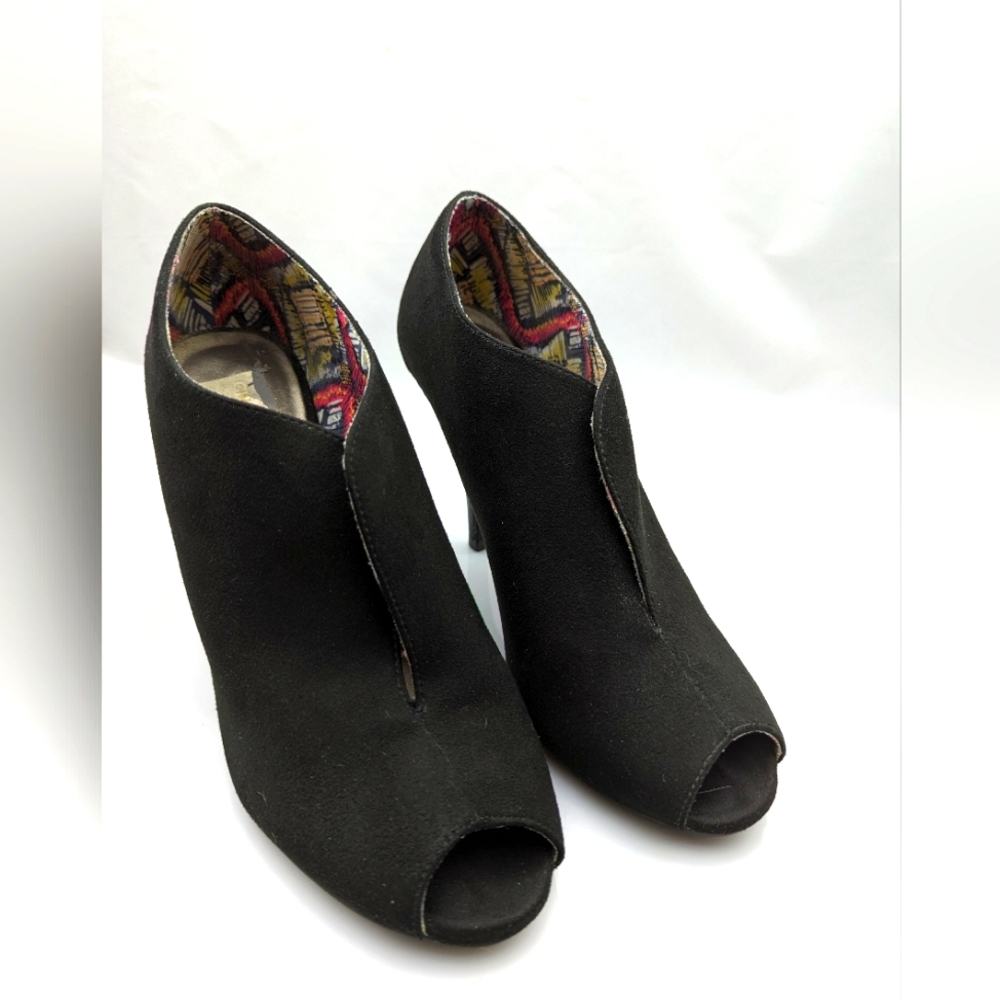 Women's Peep Toe Ankle Boots